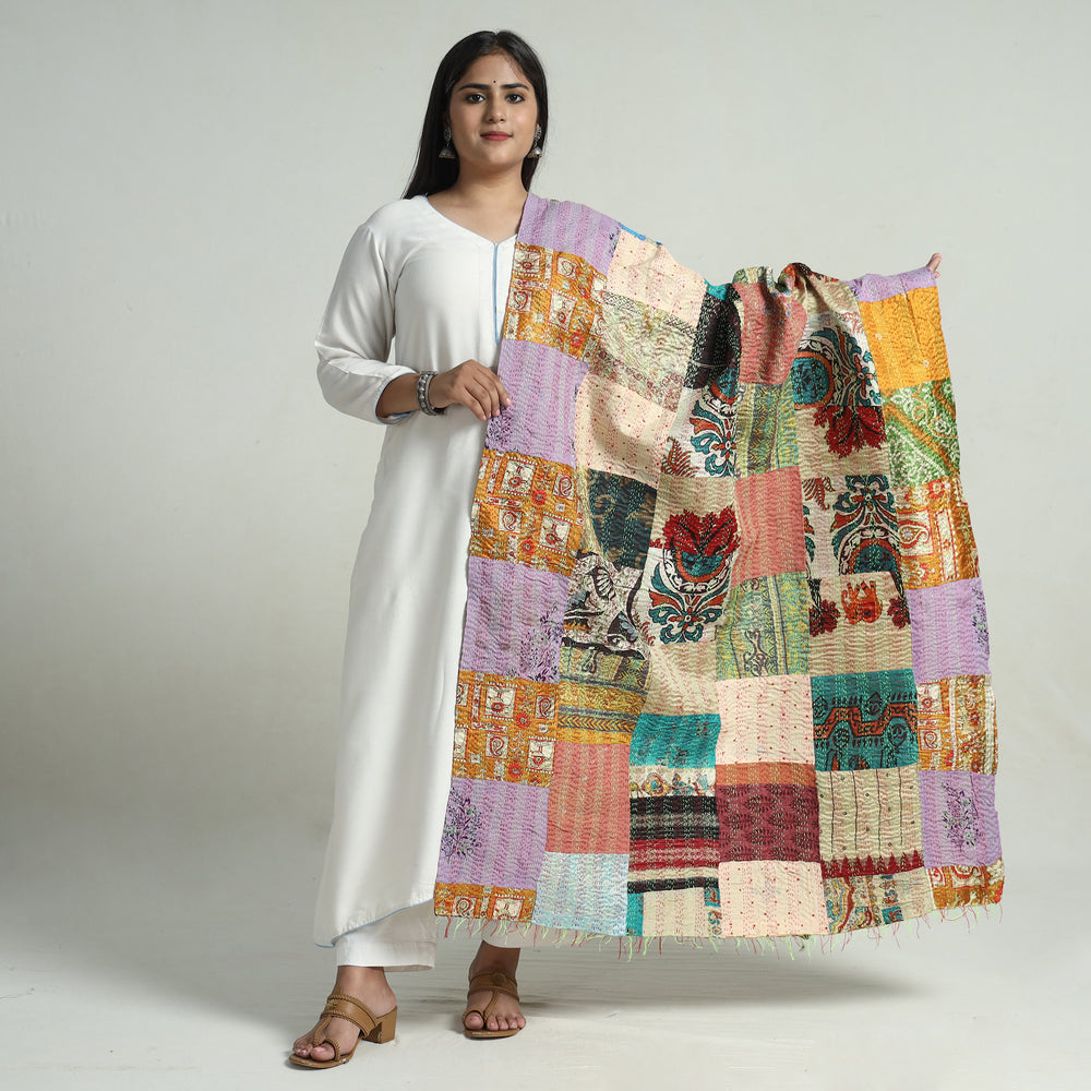 Kantha Embroidery Dupatta