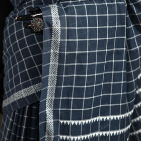 Bengal Handwoven Cotton Checks Begumpuri Saree 26