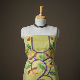 Jamdani Pure Handloom Muslin Unstitched Dress Material: Kurta with Dupatta 36