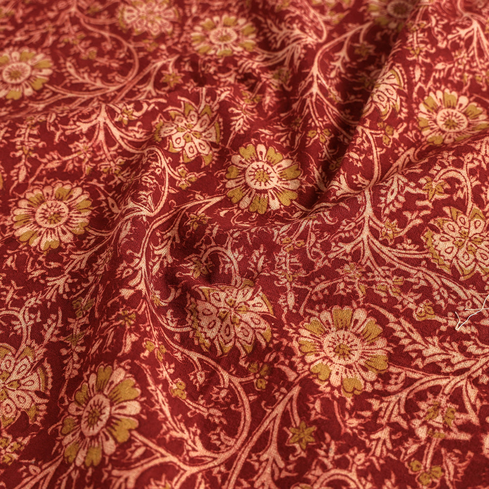 kalamkari block printed table cover