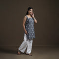 Pochampally Ikat Cotton Sleeveless Short Kurta for Women 27