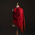 Kutch Handwoven Merino Wool Bandhani Tie-Dye Shawl 11