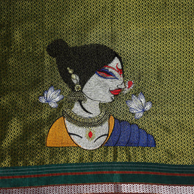 Women Embroidered Mercerised Cotton Khun Blouse Piece 20