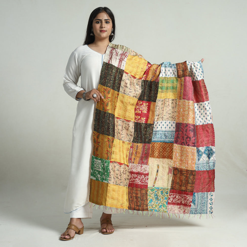 Kantha Embroidery Dupatta