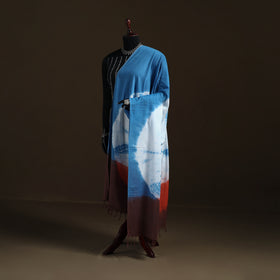 Shibori Tie-Dye Cotton Dupatta with Tassels 26