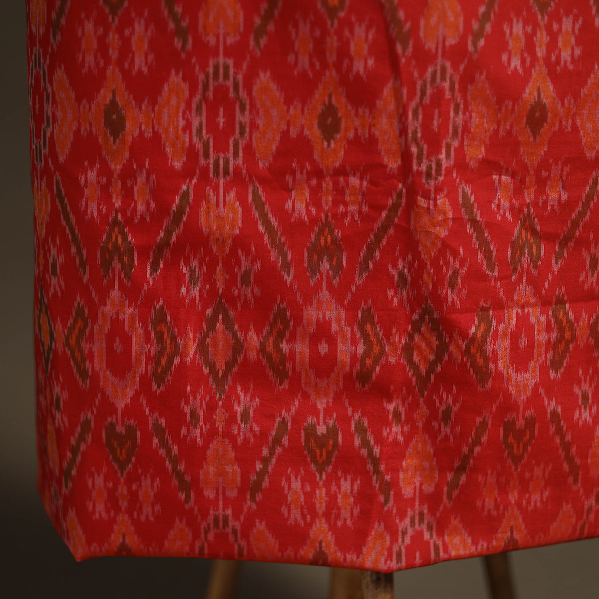 Pochampally Ikat Handloom Sico Unstitched Dress Material: Kurta with Dupatta 03