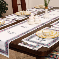 Block Printed Cotton Table Runner