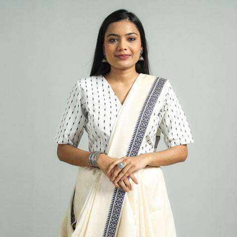 Jacquard Stitched Blouse
