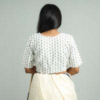 Jacquard Stitched Blouse
