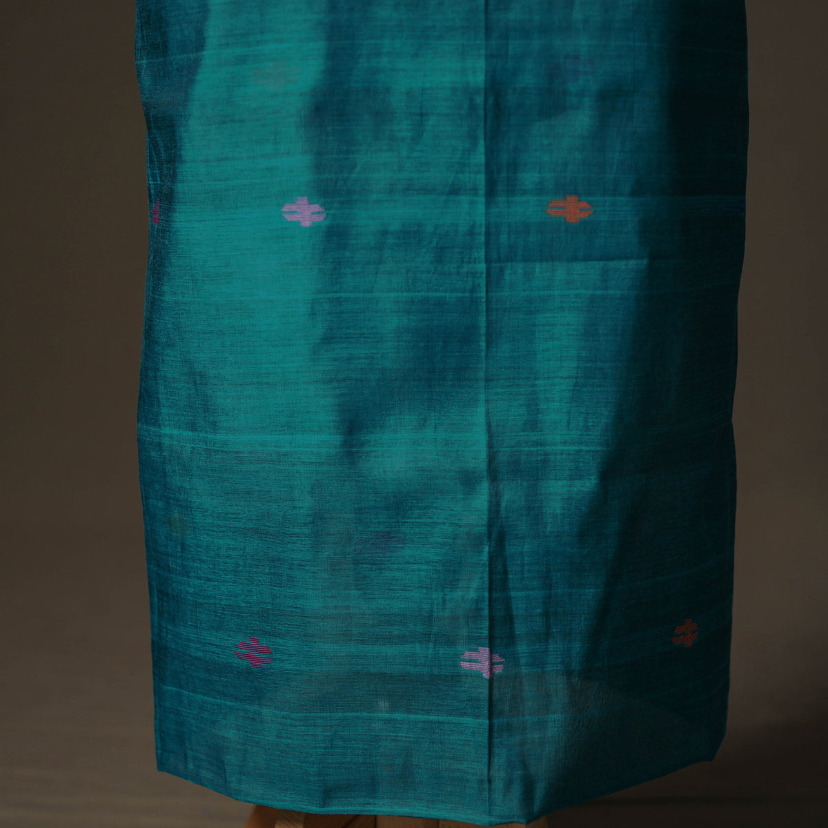 Jamdani Pure Handloom Muslin Unstitched Dress Material: Kurta with Dupatta 38