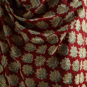 Floral Sanganeri Print Pure Merino Wool Handwoven Shawl 91