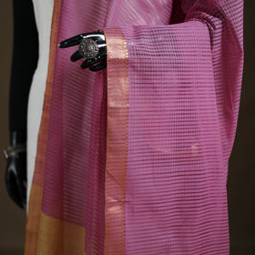 Pure Handloom Cotton Nizam Zari Border Mangalagiri Dupatta 30