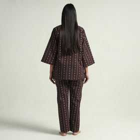 jacquard night suit