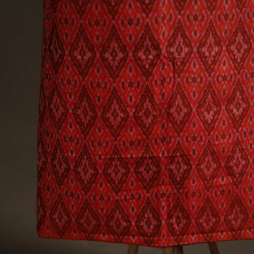 Pochampally Ikat Handloom Sico Unstitched Dress Material: Kurta with Dupatta 04
