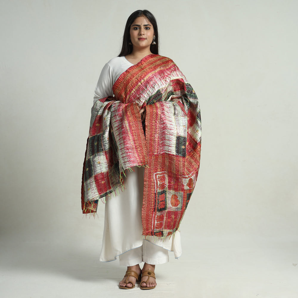 Kantha Embroidery Dupatta