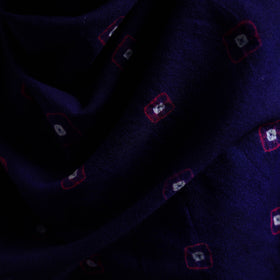 Kutch Handwoven Merino Wool Bandhani Tie-Dye Shawl 01