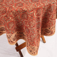 kalamkari block printed table cover