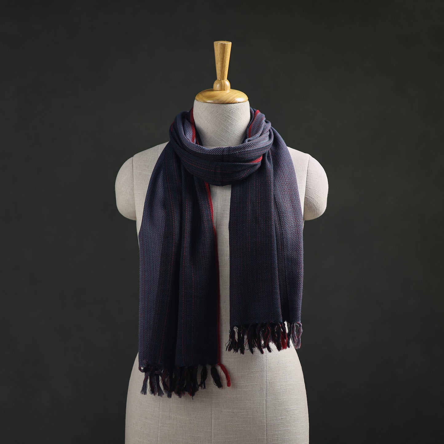 Kumaun Handwoven Pure Merino Wool Stole 01