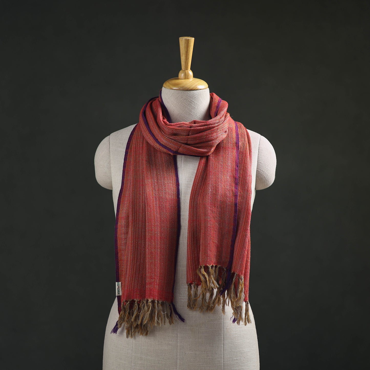 Kumaun Handwoven Pure Merino Wool Stole 02