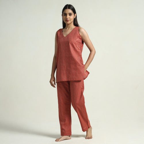 jacquard night suit