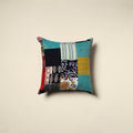 Multicolor Handcrafted Cotton Patchwork Cushion Cover