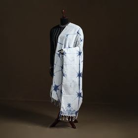 Shibori Tie-Dye Cotton Dupatta with Tassels 30