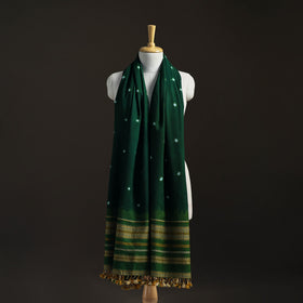 Kutch Handwoven Merino Wool Bandhani Tie-Dye Shawl 03