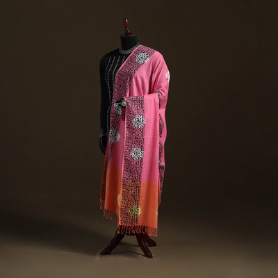 Shibori Tie-Dye Cotton Dupatta with Tassels 31