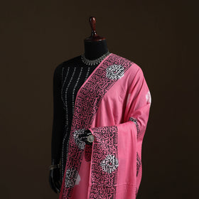 Shibori Tie-Dye Cotton Dupatta with Tassels 31