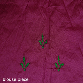 Hand Embroidered Silk Saree 02