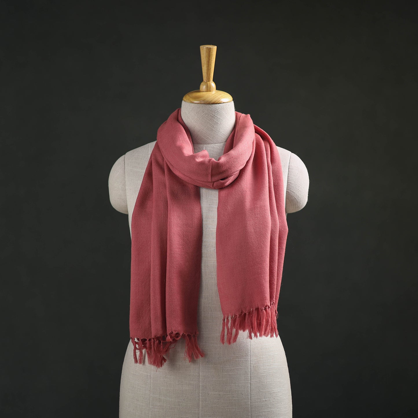 Kumaun Handwoven Pure Merino Wool Stole 06