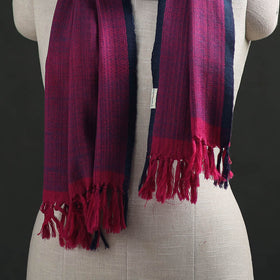 Kumaun Handwoven Pure Merino Wool Stole 08