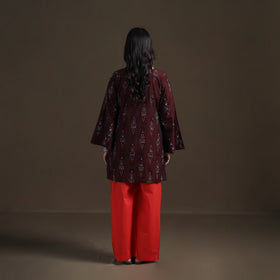 Pochampally Ikat Cotton Short Kurta for Women 24