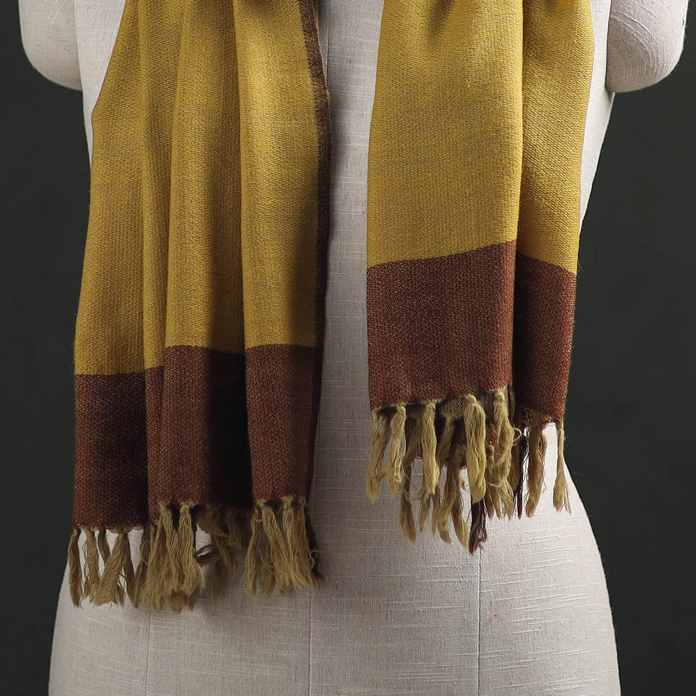 Kumaun Handwoven Pure Merino Wool Stole 09