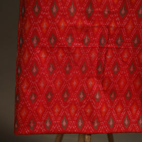 Pochampally Ikat Handloom Sico Unstitched Dress Material: Kurta with Dupatta 07