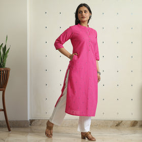 jacquard kurta