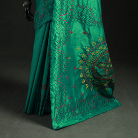 Hand Embroidered Silk Saree 03
