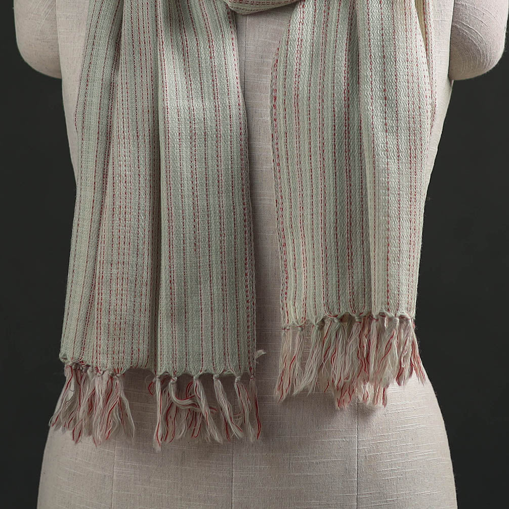Kumaun Handwoven Pure Merino Wool Stole 13