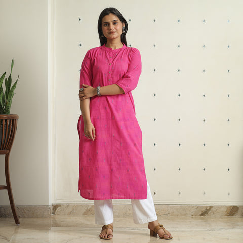 jacquard kurta