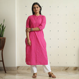 jacquard kurta