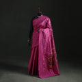 Hand Embroidered Silk Saree 04