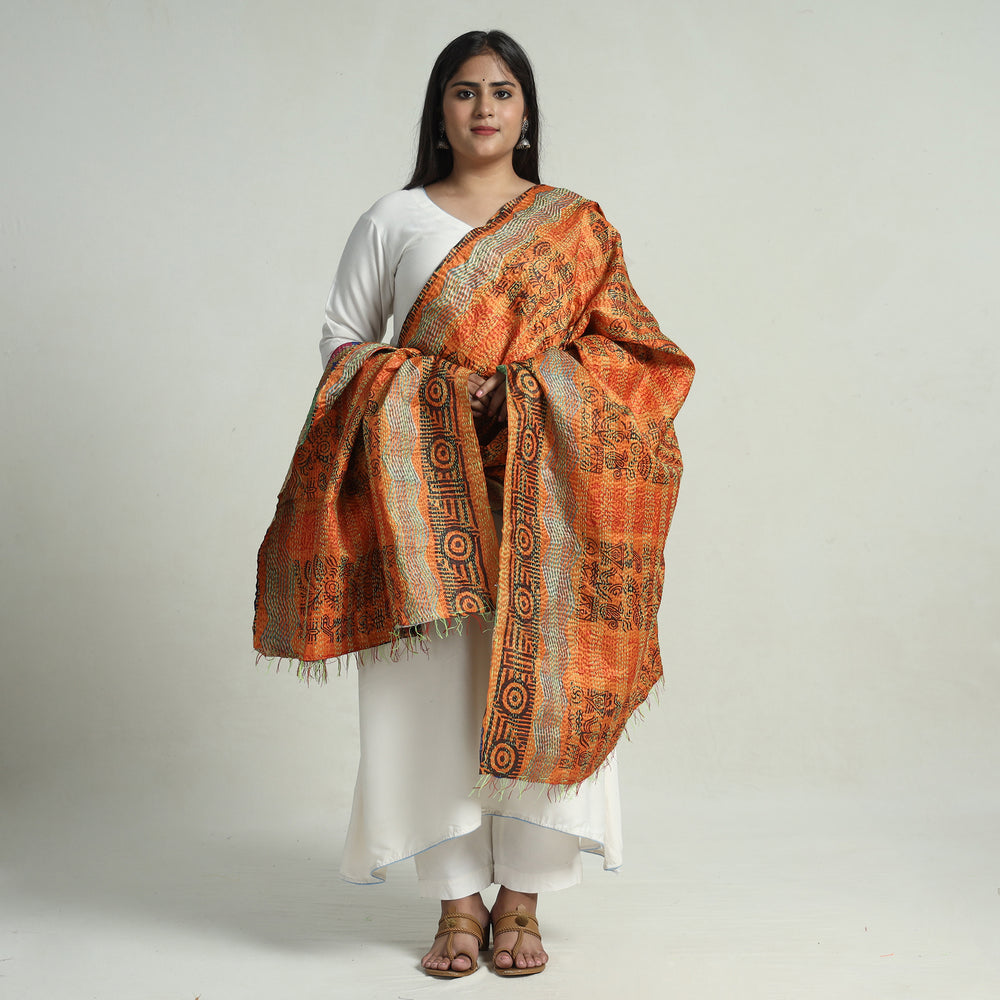 Kantha Embroidery Dupatta