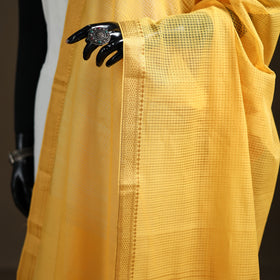 Pure Handloom Cotton Nizam Zari Border Mangalagiri Dupatta 36