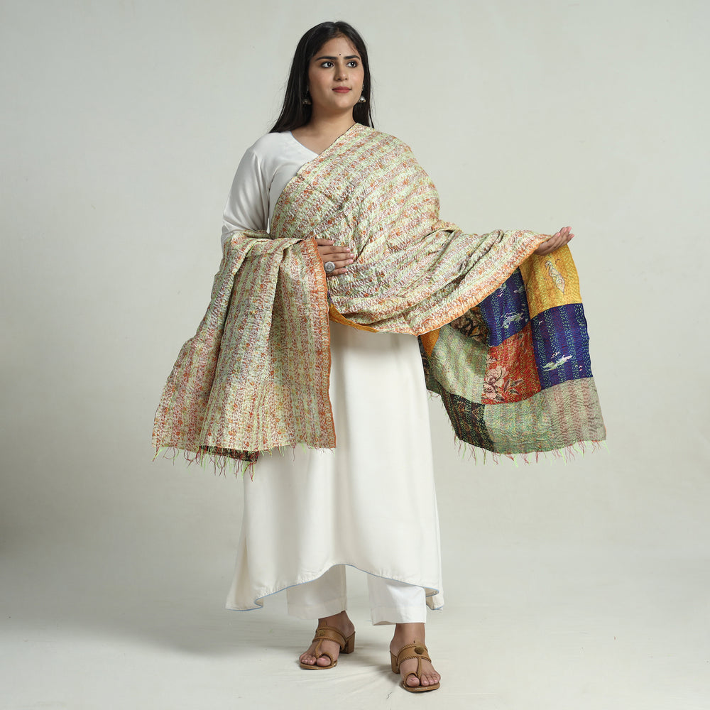 Kantha Embroidery Dupatta