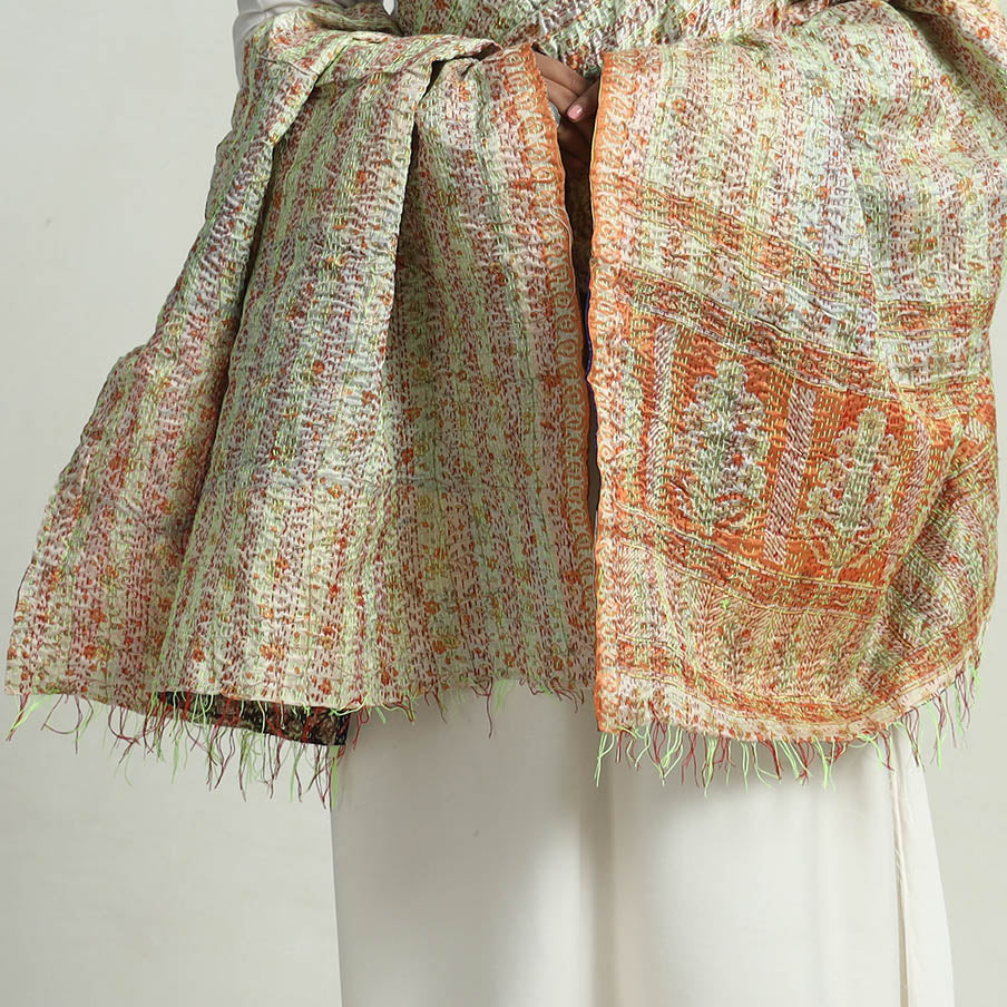 Kantha Embroidery Dupatta