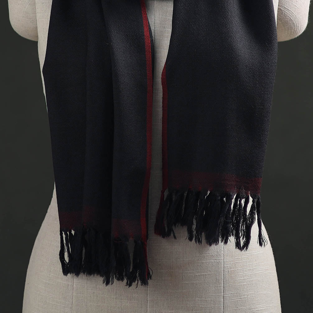 Kumaun Handwoven Pure Merino Wool Stole 16