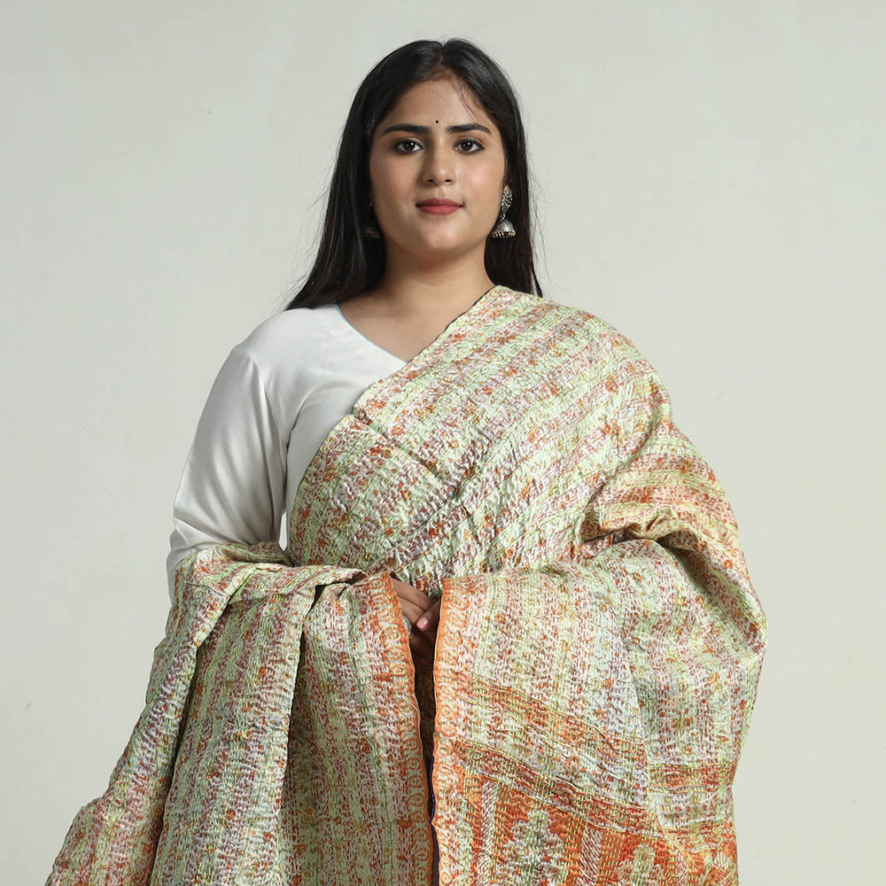 Kantha Embroidery Dupatta