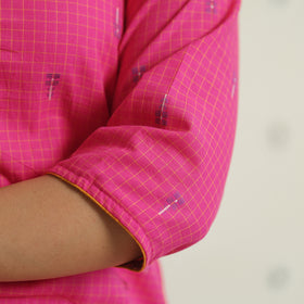 jacquard kurta