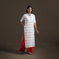 Pochampally Ikat Cotton Straight Kurta for Women 10
