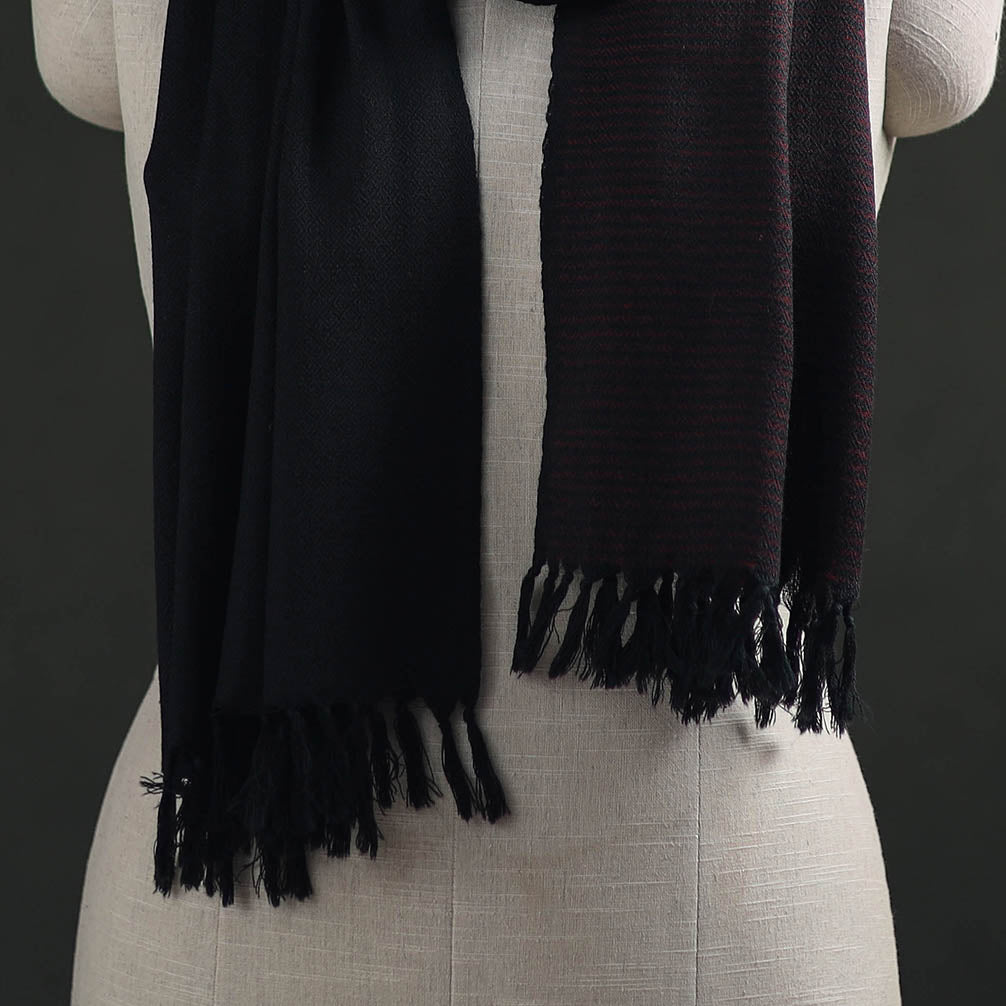 Kumaun Handwoven Pure Merino Wool Stole 19